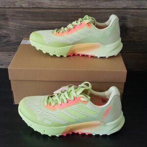 New Adidas Terrex Agravic Flow Womens Trail Running Sneakers Size 7 Outdoor Neon